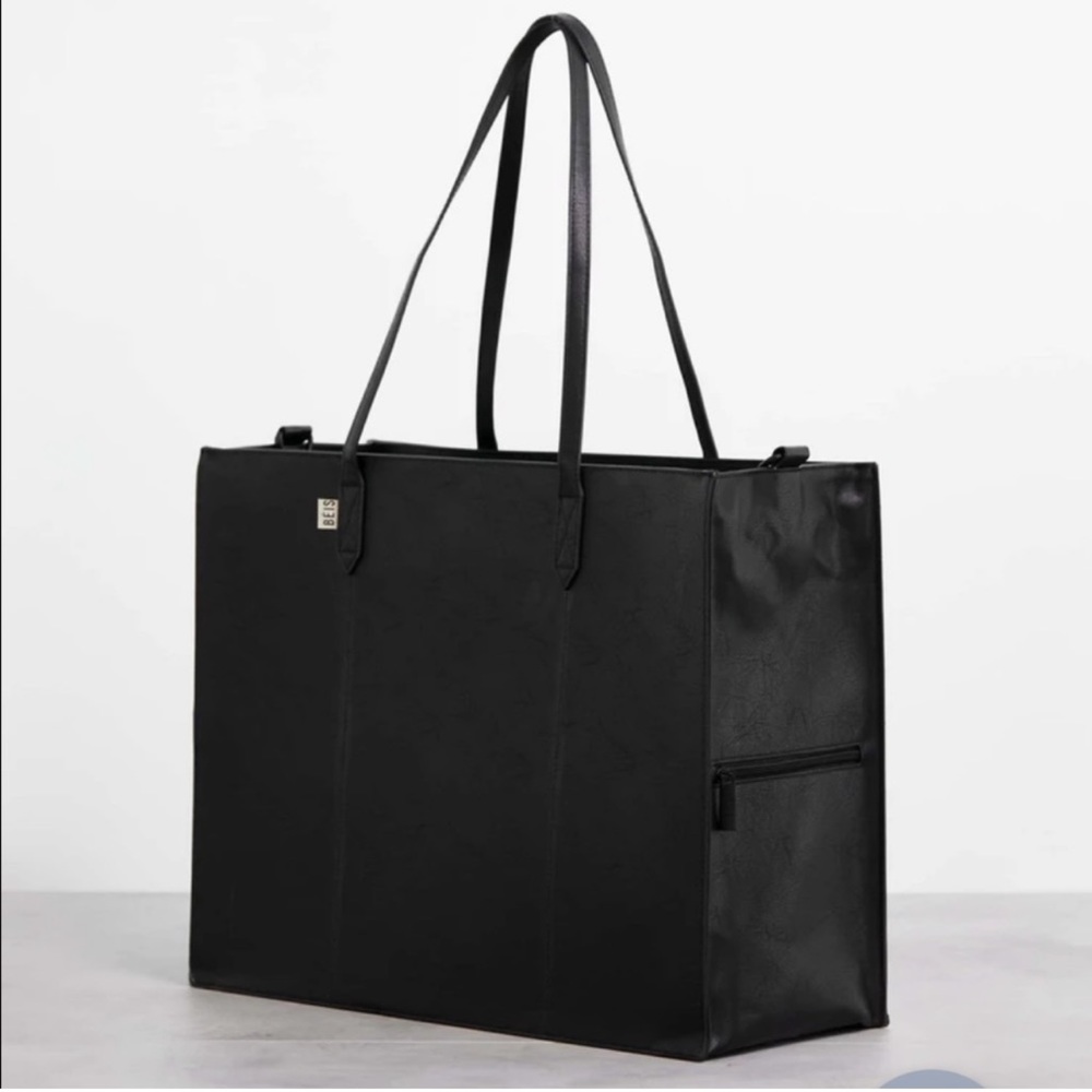 BEIS Croc Leather Work Bag / Tote